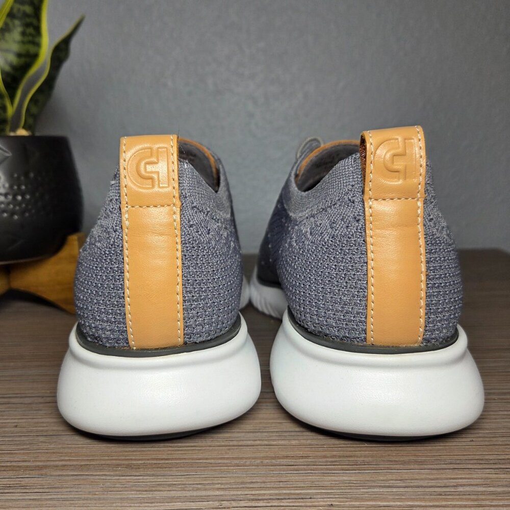 New!! Cole Haan 2.ZERØGRAND Stitchlite Sneakers 8.5M White Ironstone Lightweight - Picture 7 of 11
